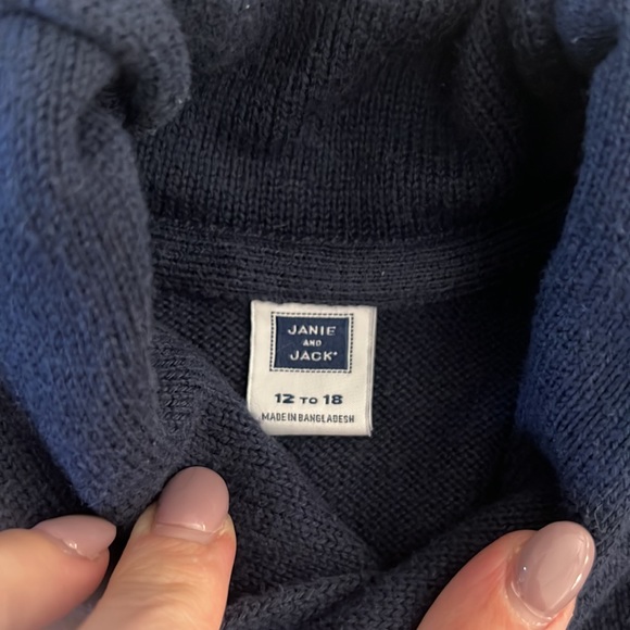 Janie and Jack 12-18 months striped sweater - Picture 2 of 5